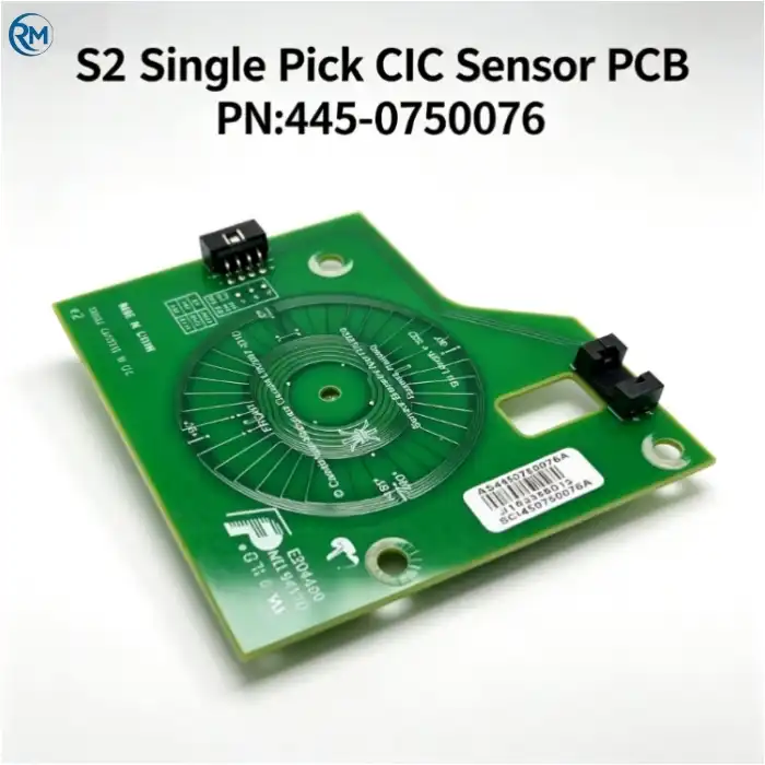 445-0750076 NCR S2 Single Pick CIC Sensor PCB, ATM Cassette Identification Circuit Board